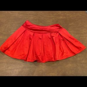 spirit halloween, small, red mini skirt, womens